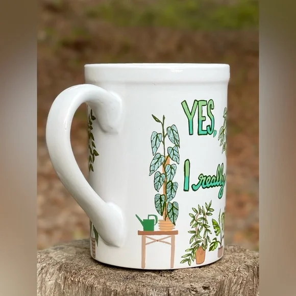 Handpainted Planty Mug - Picture 5 of 8